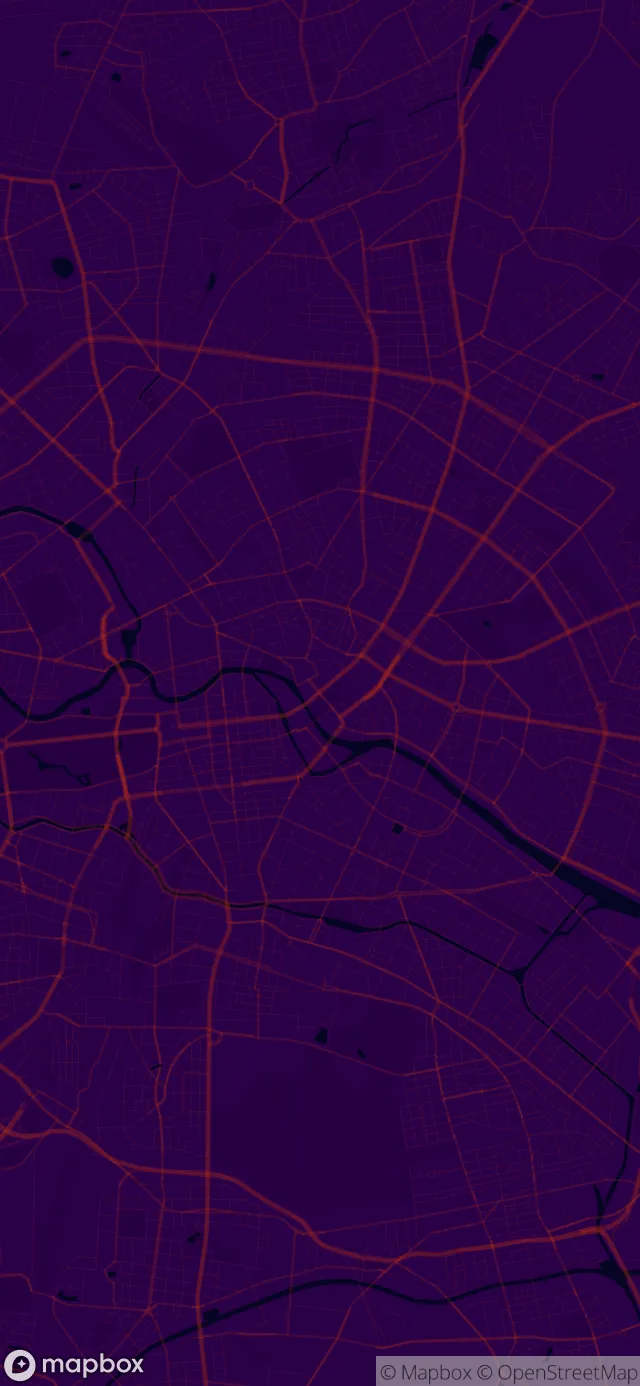Berlin in the Neon Red style