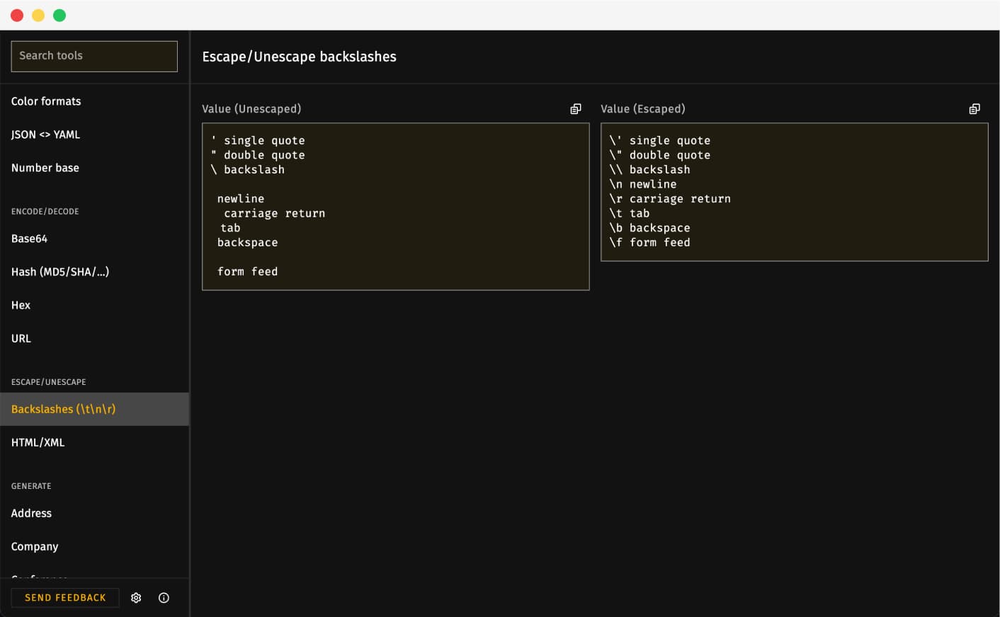 a screenshot of the tool
