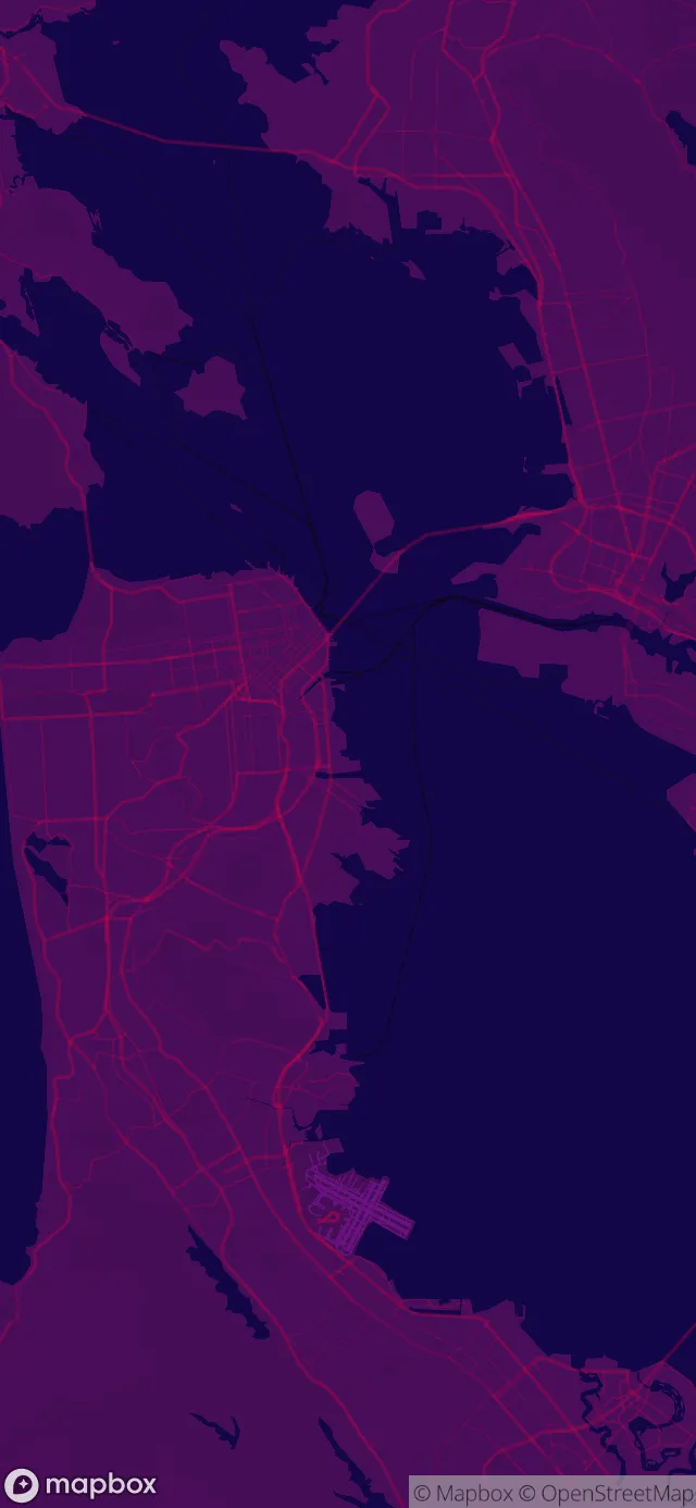 San Francisco in the Midnight style