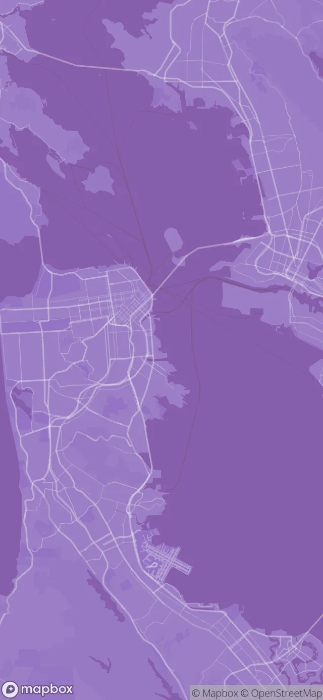 San Francisco in the Purple style