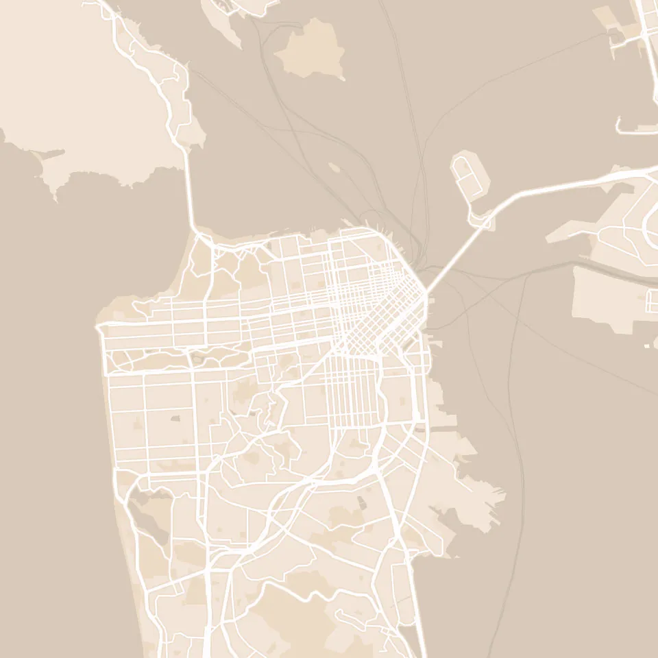 Cream map style
