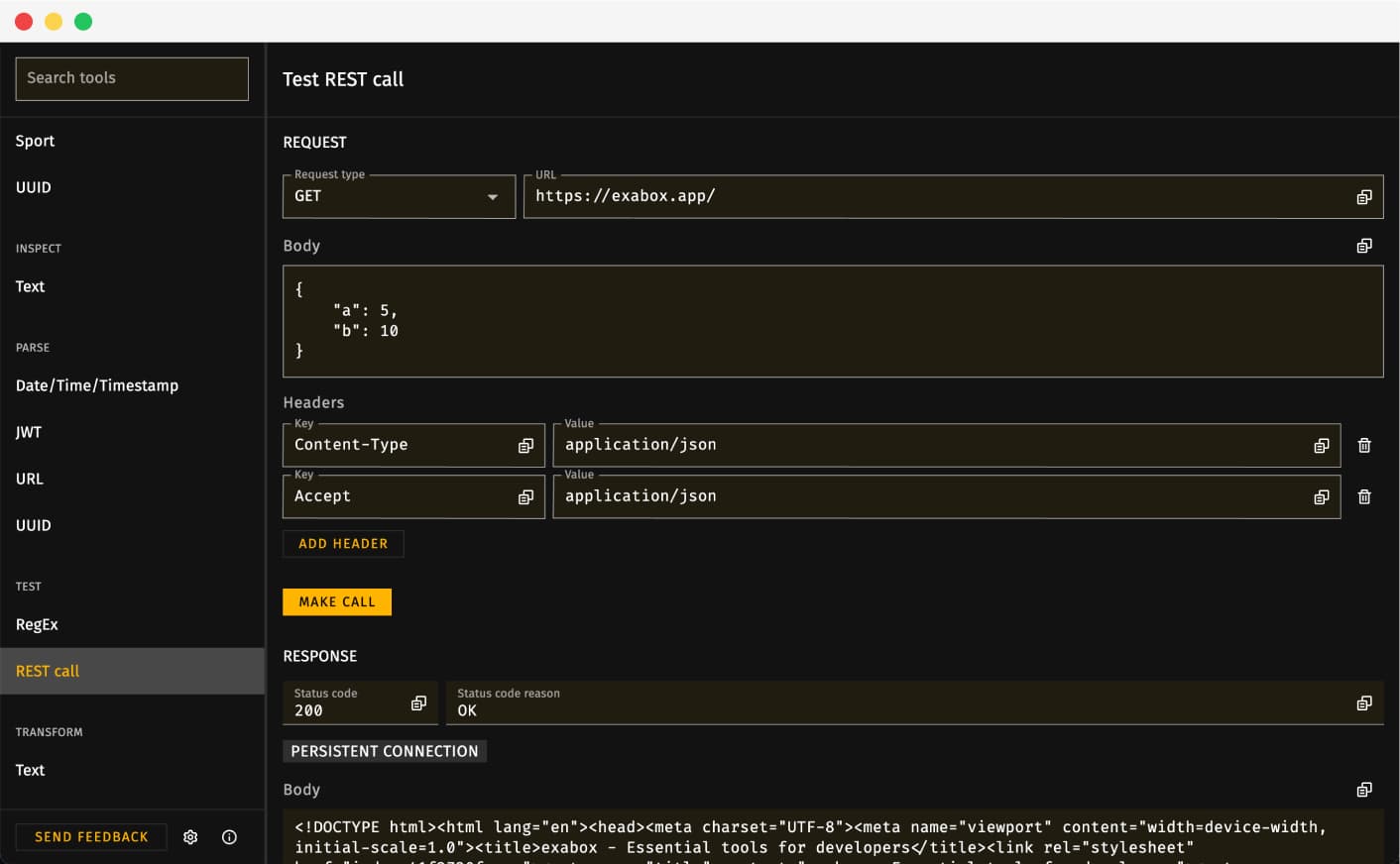 a screenshot of the tool