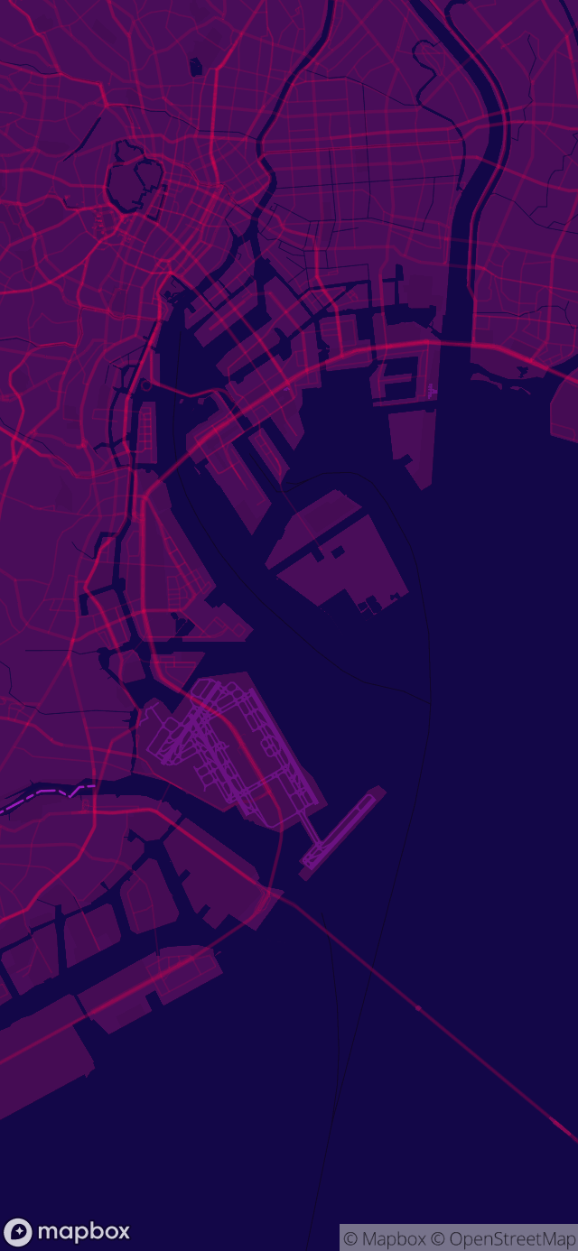 Tokyo in the Midnight style